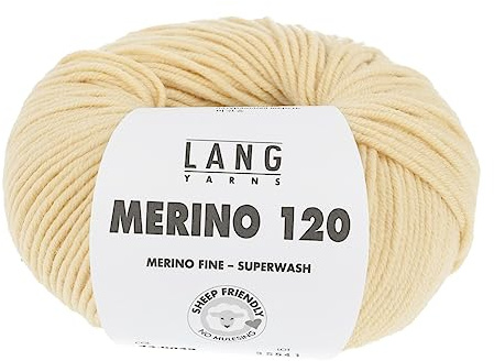 Lang Yarns Merino 120 Superwash 0049 gelb