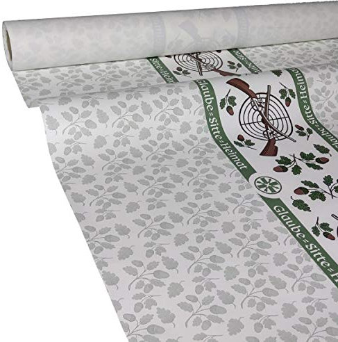JUNOPAX Papiertischdecke 50m x 1,00m Schützenfest Schützenverein, nass- und wischfest