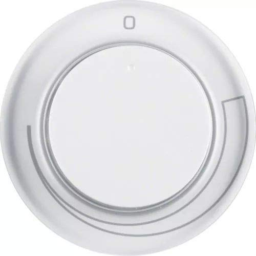 Tapa central con mando para control velocidad, R.1/R.3, blanco polar, brillo