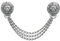 FHB Löwenkopfkette Samuel, silber, 88900-81-