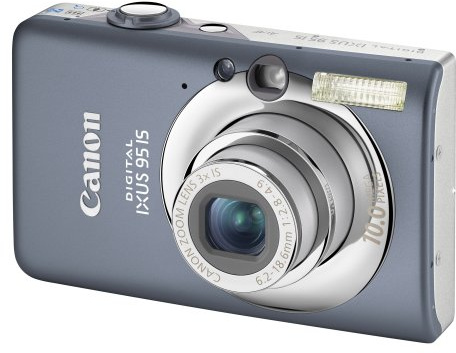 Canon Digital IXUS 95 IS Digital Camera - Grey (10 MP, 3.0x Optical Zoom) 2.5 LCD