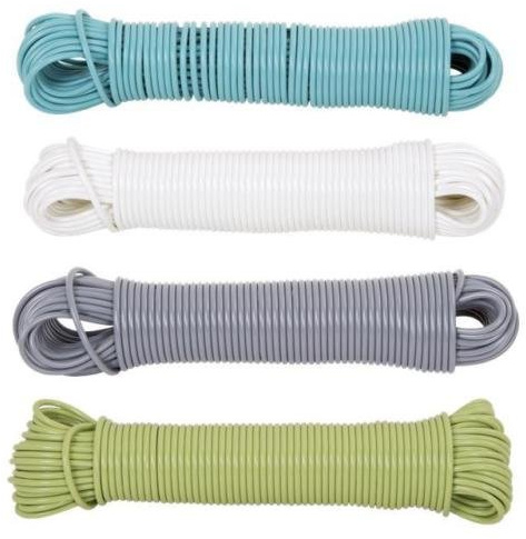 Wham - 25M Steel Cord Polypropylene Washing Line - 3.5mm [Colours May Vary]