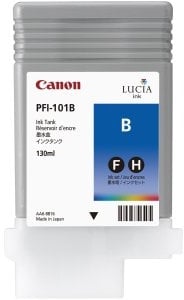 Canon Tintenpatrone, PFI-101B, 0891B001, original, blau, 130 ml, Sie erhalten 1 Stück