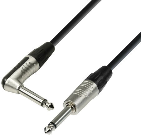 Adam Hall Cables 4 STAR IPR 0900 - Cable de Instrumento REAN de Jack 6,3 mm mono a Jack 6,3 mm mono acodado 9 m