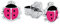 Prinzessin Lillifee Kinder-Ohrstecker Marienkäfer 6 mm 925 Silber rhodiniert Emaille - 541848