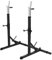 GORILLA SPORTS® Langhantelablage - 79 x 150-190 x 133 cm, Höhenverstellbar, mit Dip-Ständer, bis 250 kg belastbar, Stahl - Langhantelständer, Squat Rack, Kniebeugenständer, Hantelständer, Hantelablage