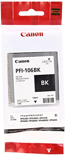 Canon 6621B001 Tintenpatrone PFI-106BK, schwarz