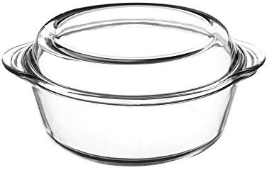 Mason Cash Classic Collection 2 Litre Glass Casserole Dish with Lid