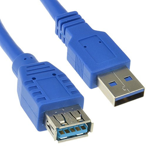 kenable USB 3.0 SuperSpeed Extension Cable Type A Male to Female BLUE 3m Long [3 metres]