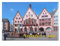 Foto-Magnet Frankfurter Römer, Kühlschrankmagnet Frankfurt Souvenir, ca. 8 x 5,4 cm