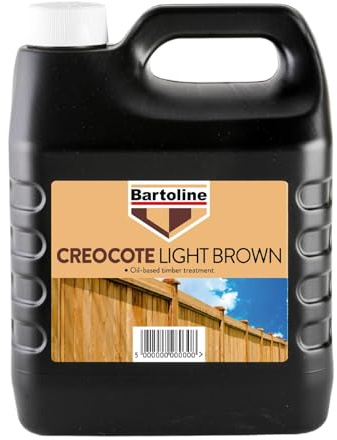 Bartoline Creocote Oil Based Wood Treatment - Light 4L
