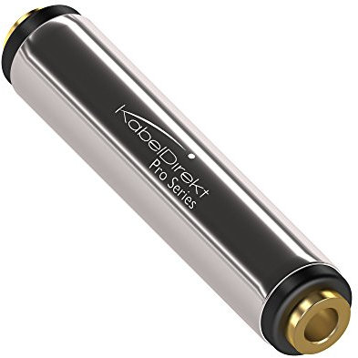 KabelDirekt – Adaptateur 3,5mm (Jack Audio stéréo Femelle > Femelle)