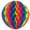 Papstar WABENBALL Regenbogen,schwer entflammbar, ø 60cm, bunt