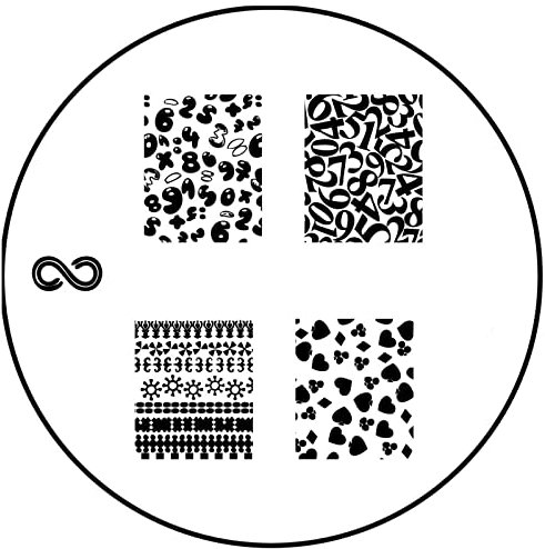 Original MoYou Nail Art Image Stamp Plate Number 96 Manicure Design