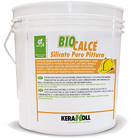 BIOCALCE SILICATO PURO PITTURA KERAKOLL BIANCO 14 LT