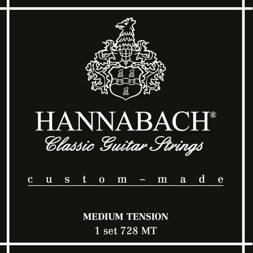 Hannabach Classical Guitar Strings Series 728 Medium Tension Custom Made - Set - 728MT