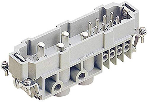 HARTING 09 38 012 2601 Rectangular HAN Insert, Plug 12WAY Screw