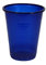 SANISMART Polystyrol (PS) Mundspülbecher, Konisch, Kegelstumpfförmig, 100 Stück (1er Pack), Blau, Wiederverwendbar, Zuhause, 100 pieces