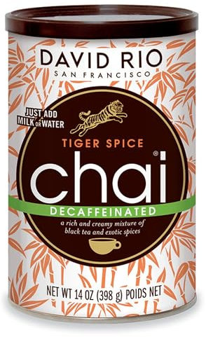 David Rio Chai Mix, Decaf Tiger Spice, 14 Ounce
