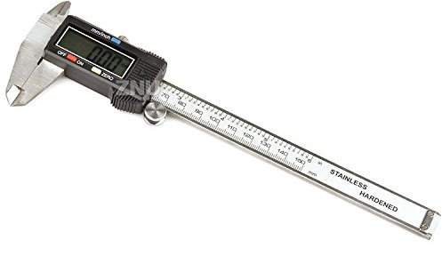 tooltime MS092 6-Inch 150 mm Electronic Digital Vernier Calliper - Black