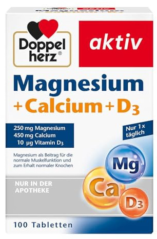 Doppelherz aktiv Magnesium + Calcium + D3
