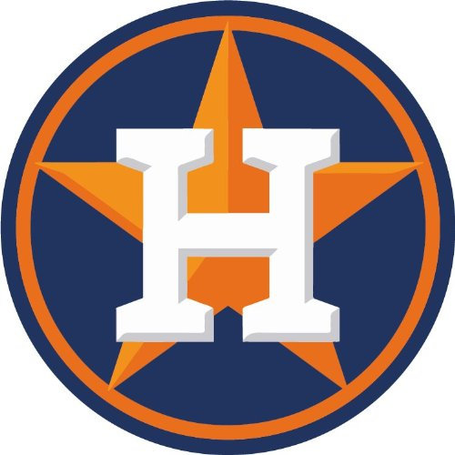 Houston Astros Logo MLB Baseball Hochwertigen Auto-Autoaufkleber 12 x 12 cm