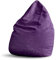 Lumaland Sitzsack Luxury 60x45cm | Microvelours Beanbag mit extra weichem & robustem Stoff | Für Erwachsene & Kinder| Ideal geeignet für Kinderzimmer | Sessel & Stuhl Bean Bag [Lila]