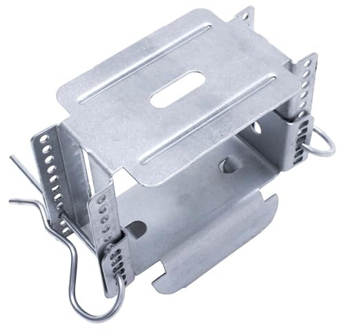 PROTEKTOR Direktabhänger Deckenabhänger justierbar für CD Profil 60/27 100 Stück, 59-108 mm Silber, Zubehör Deckenprofile Trockenbau, Made in Germany
