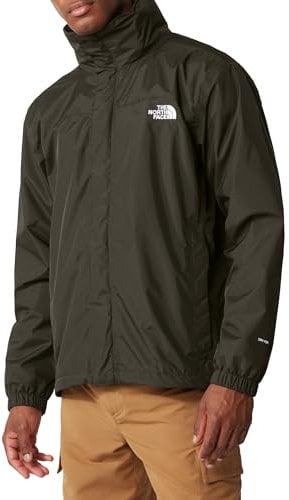 THE NORTH FACE - Giacca da Uomo Resolve - Giacca da Trekking Impermeabile e Traspirante - New Taupe Green, XL