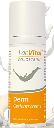 Lacvital Gesichtscreme für Damen und Männer • Hautpflege Creme Tag&Nacht • Hydratisierende Anti-Aging Feuchtigkeitscreme • Colostrum Gesichtspflege für alle Hauttypen • Made in Germany