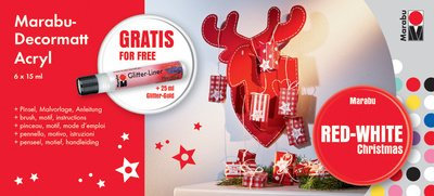 Marabu Acrylfarbe Decormatt, WeihnachtsStarterset