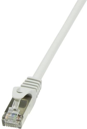 LogiLink CP2012S CAT6 F/UTP EconLine Ethernet Cable, Patch Cable, 0.25 Meter Length, Grey