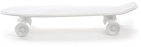 Seletti Vassoio in Porcellana Memorabilia-Skateboard Cm.58X15 H.11 - Bianco