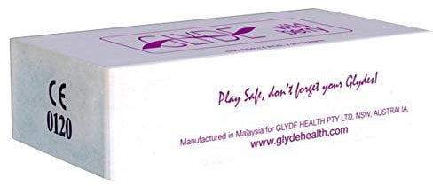 Glyde Ultra Wildberry (Waldbeere) 100 violette Kondome mit Waldbeer-Aroma, vegane Kondome ohne Casein, zertifiziert mit der Vegan-Blume