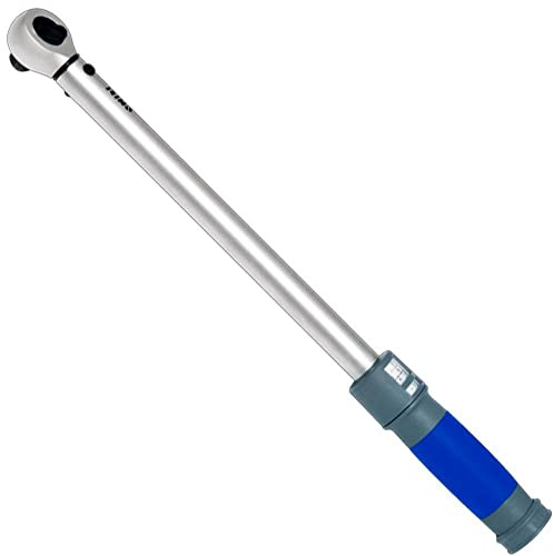 Llave dinamométrica de disparo ajustable 1/2 40-200Nm con carraca fija