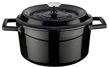 CASSEROLE ROND 200 MM 2.60 LTR LVYTC20K2BL BLACK/BLACK