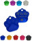Chapa Identificación Personalizada para Perros y Gatos en Forma de PATA. Placa Identificativa Mascota Grabada Nombre Collar Colgante Medalla