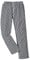 Portwest Pantaloni Bromleys Chef, Taglia Regolare, Colore: Nero/Bianco, Taglia: L, C079CKRL