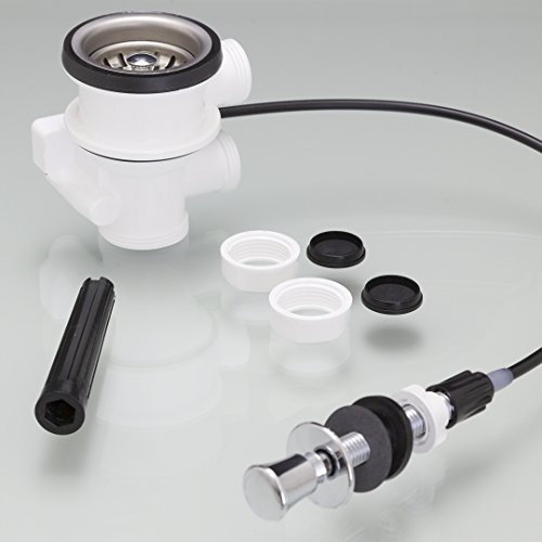 Universal Zugexcenter-Ablaufgarnitur Korbventil 1,5 Zoll KüchenMIX ZEXV15-U2