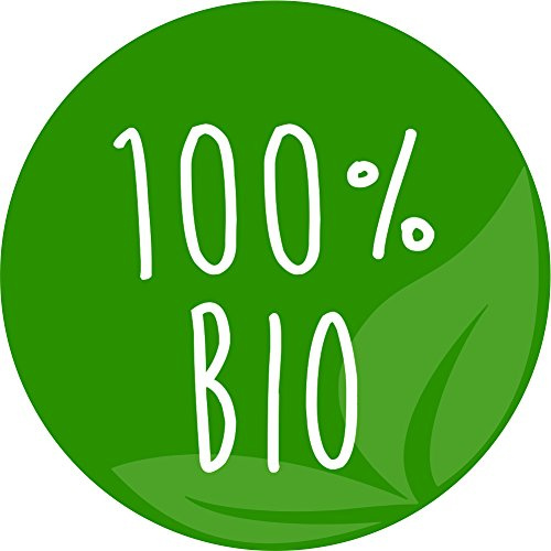 Aufkleber - 100 Prozent Bio- 40 Stück Rund 3cm I Sticker Hinweis Handmade I Motiv 100% Bio I hin229
