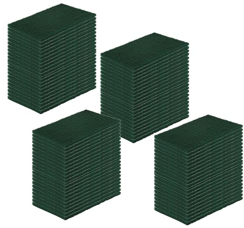 Mirka Mirlon Scotchbrite Clean & Finishing Hand Pads Green Fine P320 Fine Grit [150mm x 230mm] 150x230mm Pads Box of 80 Scotch Brite Automotive Sanding Pads
