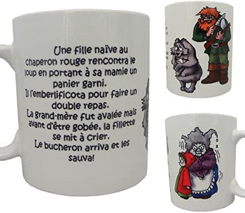 Tasse en céramique Les Kontakati Cendrillon Cbkreation