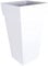 EDA Plastiques Pot TOSCANE XXL carré blanc - 43,3 x 43,3 x 80 cm - 98 L