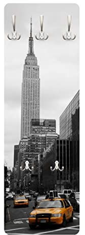 Bilderwelten Garderobe New York - Klassisches NYC, Größe HxB:105cm x 34cm