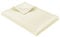 WOHNWOHL® Tagesdecke (150x200cm) • Leichte Waffelpique Decke • 100% Baumwolle • Sommerdecke • Sofa-Decke • Pflegeleichte Wohndecke • Überwurfdecke • Baumwolldecke • Farbe: Creme