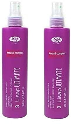 Lisap, Fluido lisciante Ultimate da 250ml, confezione da 2