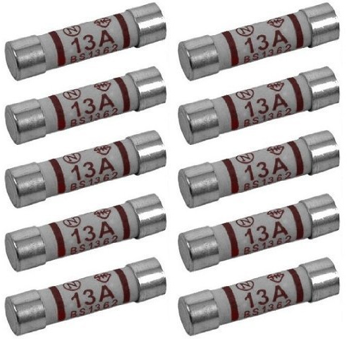13 Amp Plug Top Fuse Pack of 10