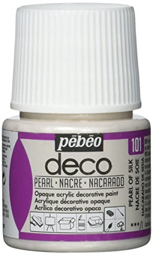 Pébéo 285101 Déco Acrylique 1 Flacon Nacre de Soie 45 ml