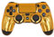 DOTBUY PS4 Design Schutzfolie Skin Sticker Aufkleber Set Styling für Sony Playstation 4 Controller X 1 (Glossy Gold)