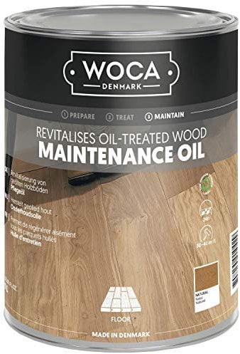 WOCA Denmark Maintenance Oil Natur 1 L - Pflegeöl für Parkett und Holz im Innenbereich